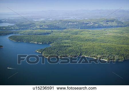Stock Image - Broughton Archipelago and Provincial Marine Park, BC, Canada. Fotosearch