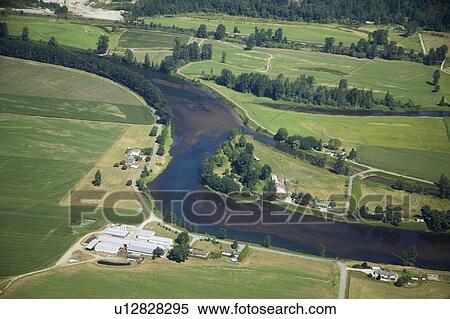Stock Photography - Farm Land, Fraser Valley, British Columbia, Canada. Fotosearch