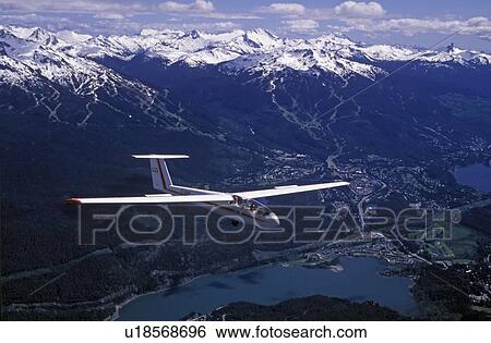 Stock Photograph - Glider, Whistler, BC, Canada. Fotosearch