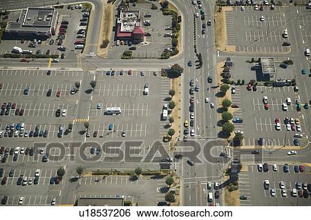 Mall, Parking Lot, Aerial View, Fraser Valley, B. C. View Large Photo Image Stock Photograph - Mall, Parking Lot, Aerial View, Fraser Valley, B. C.. Fotosearch