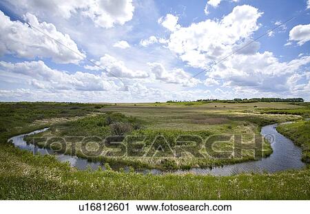 Meandering creek, Lumsden, Saskatchewan, Canada View Large Photo Image Stock Image - Meandering creek, Lumsden, Saskatchewan, Canada. Fotosearch