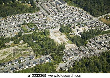 Tract Housing, Fraser Valley, Maple Ridge Area, British Columbia Canada View Large Photo Image Stock Photography - Tract Housing, Fraser Valley, Maple Ridge Area, British Columbia Canada. Fotosearch