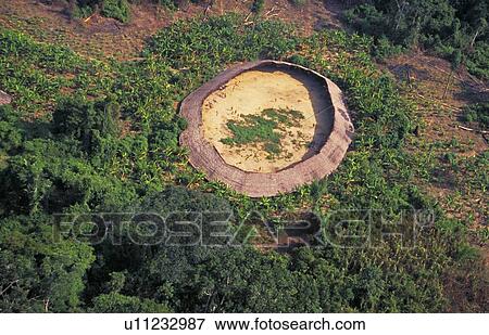 Yanomami village seen from the helicopter, south of Venezuela View Large Photo Image Stock Photo - Yanomami village seen from the helicopter, south of Venezuela. Fotosearch