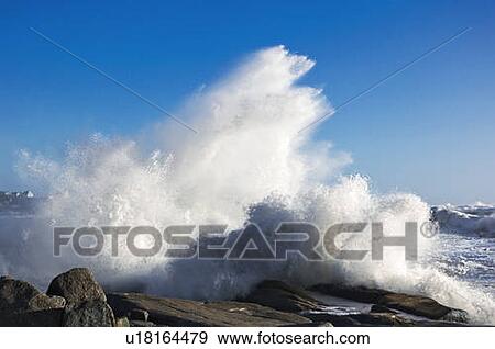 Atlantic ocean waves. Nova Scotia, Canada. View Large Photo Image Stock Photo - Atlantic ocean waves. Nova Scotia, Canada.. Fotosearch