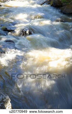 Stock Photo - Riviere du Diable, Laurentians, Quebec. Fotosearch