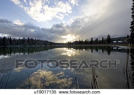 Stock Photography - Ruth Lake, 100 Mile House, BC, Canada. Fotosearch