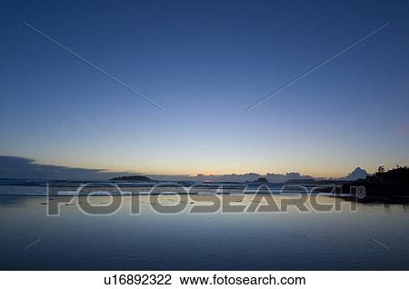 Sunset, Chesterman Beach, Tofino, Vancouver Island, BC View Large Photo Image Stock Image - Sunset, Chesterman Beach, Tofino, Vancouver Island, BC. Fotosearch