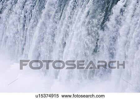 Stock Photography - Horseshoe Falls on the Canadian side. Niagara Falls, Ontario. Canada.. Fotosearch