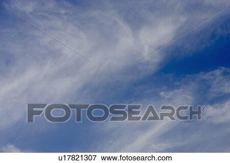 Skyscape with wispy clouds, North Dumfries View Large Photo Image Stock Photo - Skyscape with wispy clouds, North Dumfries. Fotosearch