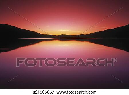 Reesor Lake at sunset, Cypress Hills Interprovincial Park, Alberta, Canada View Large Photo Image Stock Photo - Reesor Lake at sunset, Cypress Hills Interprovincial Park, Alberta, Canada. Fotosearch