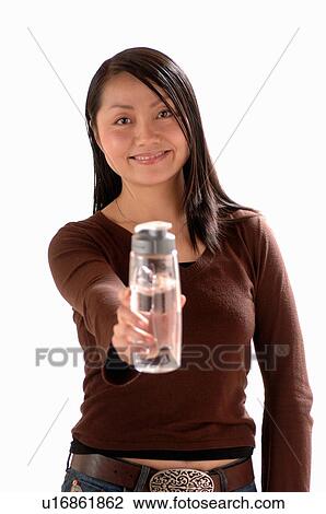 Asian Young girl w/water bottle, Regina, Saskatchewan View Large Photo Image Stock Image - Asian Young girl w/water bottle, Regina, Saskatchewan. Fotosearch