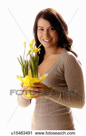 Young girl w/Flower, Regina, Saskatchewan View Large Photo Image Stock Image - Young girl w/Flower, Regina, Saskatchewan. Fotosearch