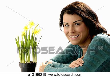 Young girl w/Flower, Regina, Saskatchewan View Large Photo Image Stock Photo - Young girl w/Flower, Regina, Saskatchewan. Fotosearch
