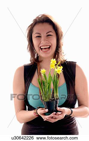 Young girl w/Flower, Regina, Saskatchewan View Large Photo Image Stock Photograph - Young girl w/Flower, Regina, Saskatchewan. Fotosearch
