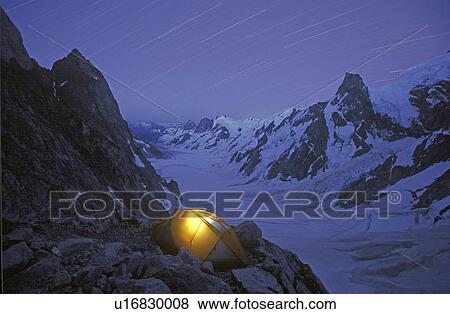 Camping, Waddington Range, BC, Canada View Large Photo Image Stock Photo - Camping, Waddington Range, BC, Canada. Fotosearch