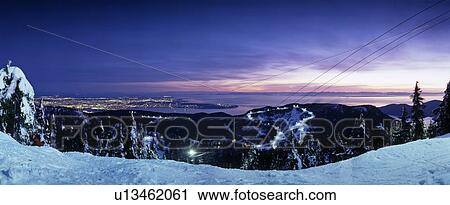 Cypress Panorama, West Vqncouver, BC, Canada View Large Photo Image Stock Image - Cypress Panorama, West Vqncouver, BC, Canada. Fotosearch