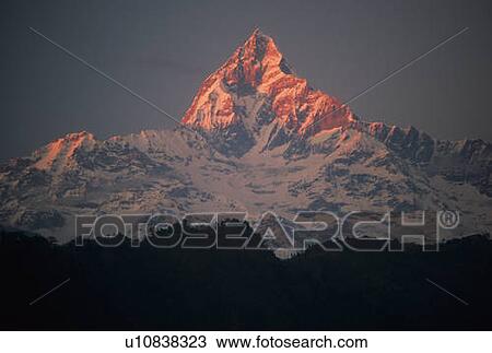 Machapuchare, Annapurna, Nepal View Large Photo Image Stock Image - Machapuchare, Annapurna, Nepal. Fotosearch