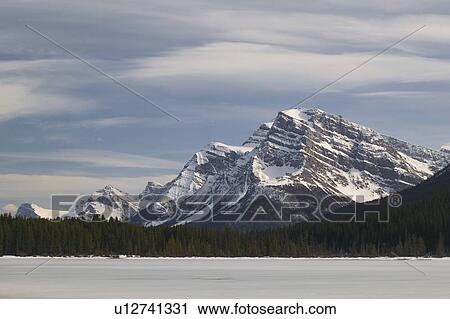 Mount Patterson and lower Waterfowl Lake in late winter (April), Banff National Park, Alberta, Canada View Large Photo Image Stock Image - Mount Patterson and lower Waterfowl Lake in late winter (April), Banff National Park, Alberta, Canada. Fotosearch