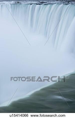 Closeup of Horseshoe Falls - Niagara Falls - Ontario Canada View Large Photo Image Stock Photograph - Closeup of Horseshoe Falls - Niagara Falls - Ontario Canada. Fotosearch