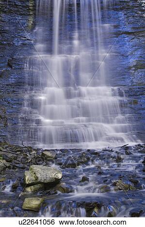 Stock Photograph - Decew Falls - detail shot - St. Catharines Ontario, Canada. Fotosearch