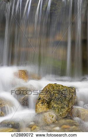 Stock Image - O' Shaughnessy Falls, Kananaskis Country Alberta Canada. Fotosearch