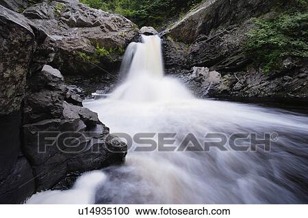 Sept-Chutes site. View of fall, Bas-Saint-Laurent region, Quebec, Canada View Large Photo Image Stock Image - Sept-Chutes site. View of fall, Bas-Saint-Laurent region, Quebec, Canada. Fotosearch