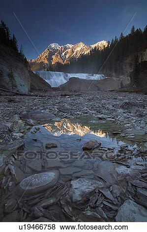 Stock Photo - Wapta Falls, Kicking Horse River, Yoho National Park, BC, Canada. Fotosearch