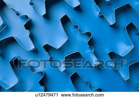 Stock Image - Airplane Shaped Cookie Cutters. Fotosearch