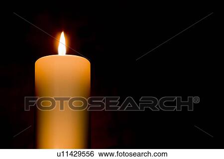Candle Against Black Background View Large Photo Image Stock Photograph - Candle Against Black Background. Fotosearch