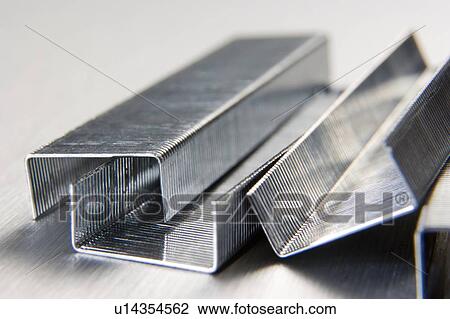 Close-Up Of Staples View Large Photo Image Stock Image - Close-Up Of Staples. Fotosearch