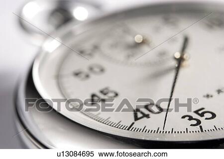 Stock Photography - Close-Up Of Stop Watch. Fotosearch