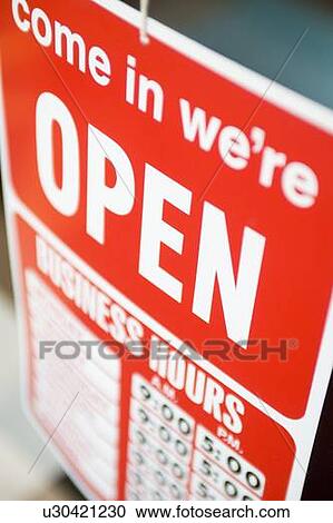 Open Shop Sign View Large Photo Image Stock Image - Open Shop Sign. Fotosearch