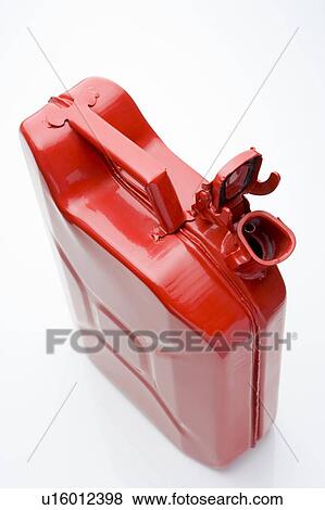 Red Petrol Can View Large Photo Image Stock Photo - Red Petrol Can. Fotosearch