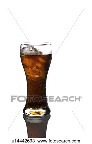 Close-up of a glass of drink with ice cubes View Large Photo Image Stock Image - Close-up of a glass of drink with ice cubes. Fotosearch