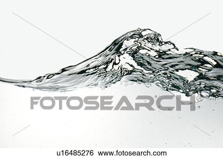 Close-up of a steam of flowing water View Large Photo Image Stock Photograph - Close-up of a steam of flowing water. Fotosearch