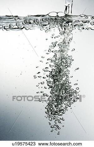 Stock Image - Close-up of air bubbles. Fotosearch