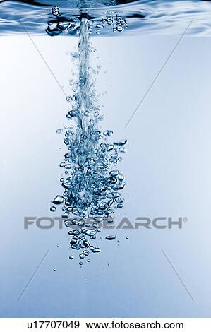 Stock Photo - Close-up of air bubbles. Fotosearch