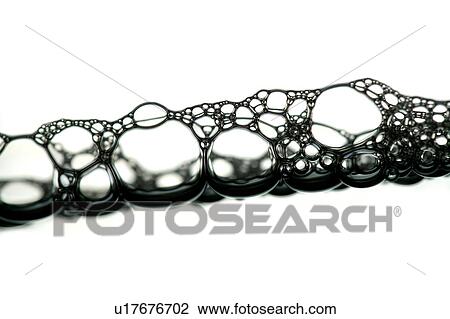 Stock Image - Close-up of bubbles. Fotosearch