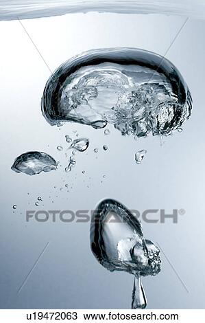 Stock Image - Close-up of bubbles. Fotosearch