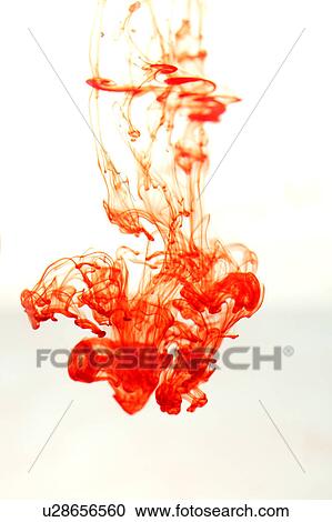 Stock Image - Close-up of red water. Fotosearch