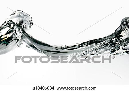 Picture - Close-up of wave pattern of the water. Fotosearch