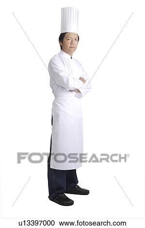 Man wearing the chef' s whites and looking at the camera View Large Photo Image Stock Image - Man wearing the chef' s whites and looking at the camera. Fotosearch