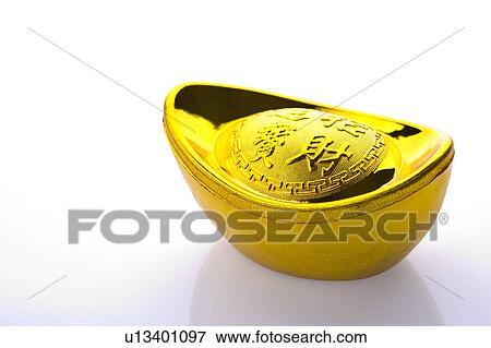 Close-up of a gold ingot View Large Photo Image Stock Photo - Close-up of a gold ingot. Fotosearch