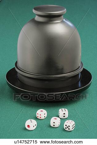 Dice by box on gambling table View Large Photo Image Stock Photography - Dice by box on gambling table. Fotosearch