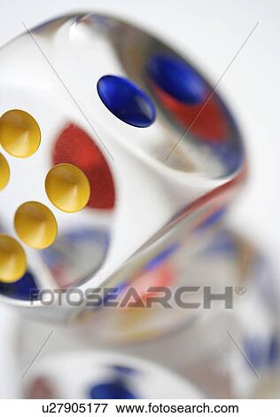 Stock Photo - Dice, close-up. Fotosearch