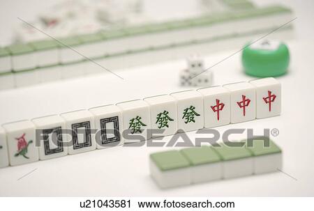 Mah-jong tiles from China View Large Photo Image Stock Image - Mah-jong tiles from China. Fotosearch