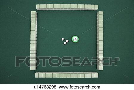 Stock Photo - Mah-jong tiles from China. Fotosearch