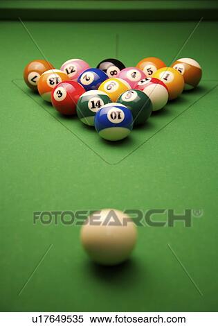 Pool Table and Balls View Large Photo Image Stock Photography - Pool Table and Balls. Fotosearch