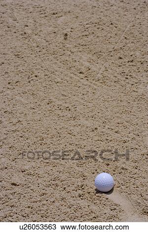 Golf ball on bunker View Large Photo Image Stock Image - Golf ball on bunker. Fotosearch