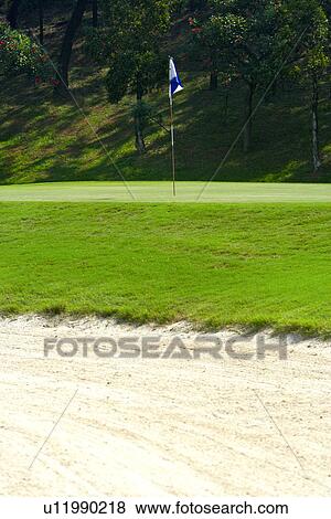 Golf course View Large Photo Image Stock Photo - Golf course. Fotosearch